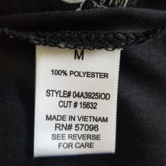 QUINTESSENTIAL Asymmetric One Shoulder Drape Tunic Medium - Picture 7 of 8